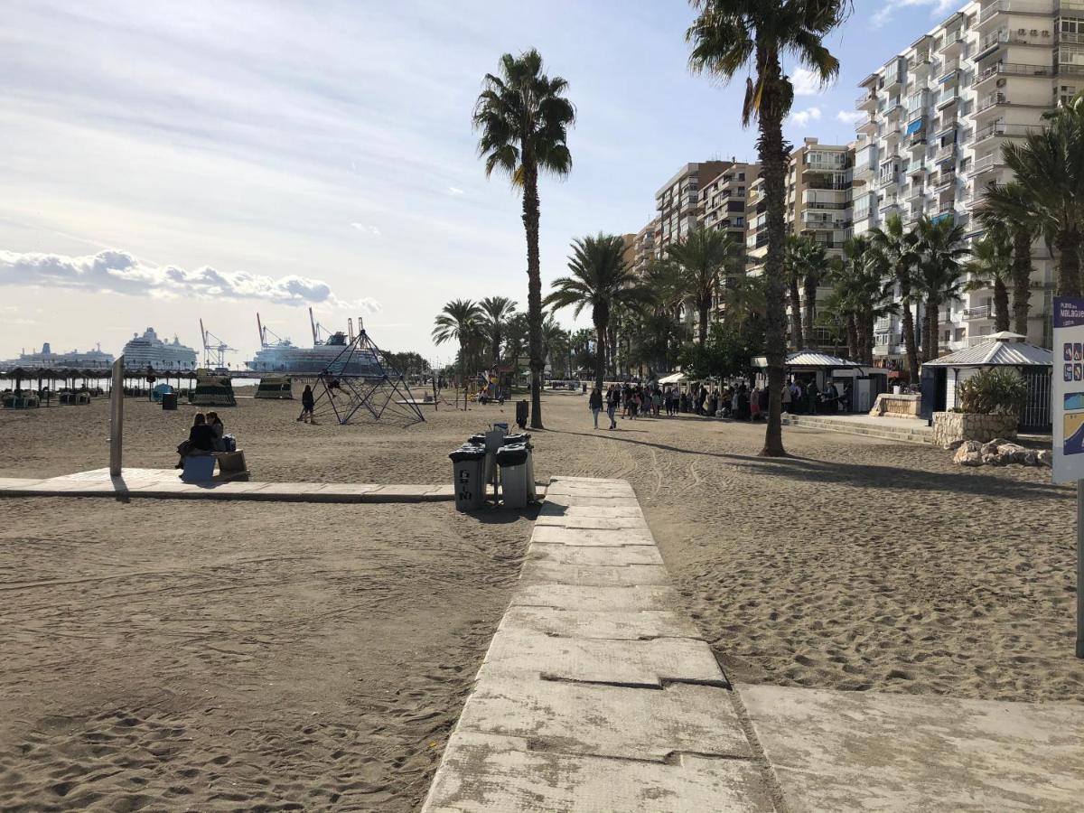 Luminoso Y Coqueto Apartamento Con Jardin Málaga Exterior foto