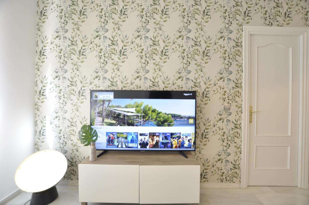Luminoso Y Coqueto Apartamento Con Jardin Málaga Exterior foto